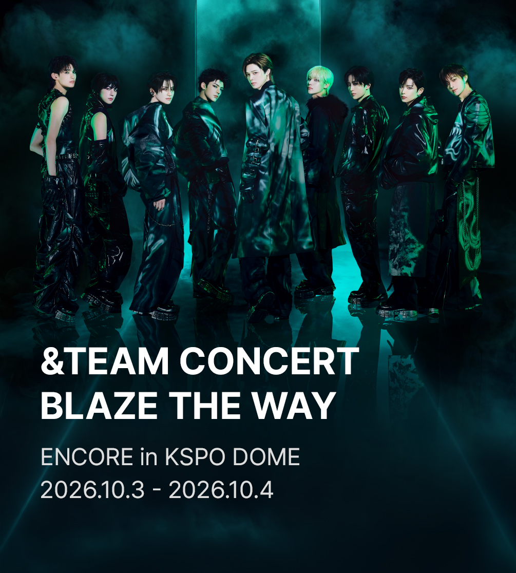 2026 ＆TEAM CONCERT TOUR ‘BLAZE THE WAY’ ENCORE in KSPO DOME