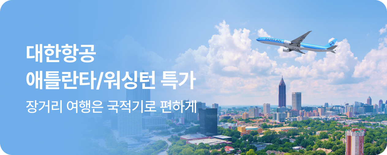 대한항공 애틀란타/워싱턴D.C 특가