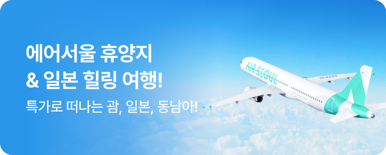 에어서울 인기노선 얼리버드 특가