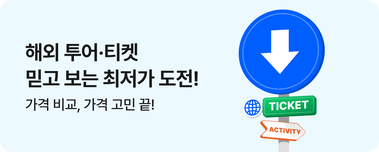 [해외] 투어티켓 최저가도전