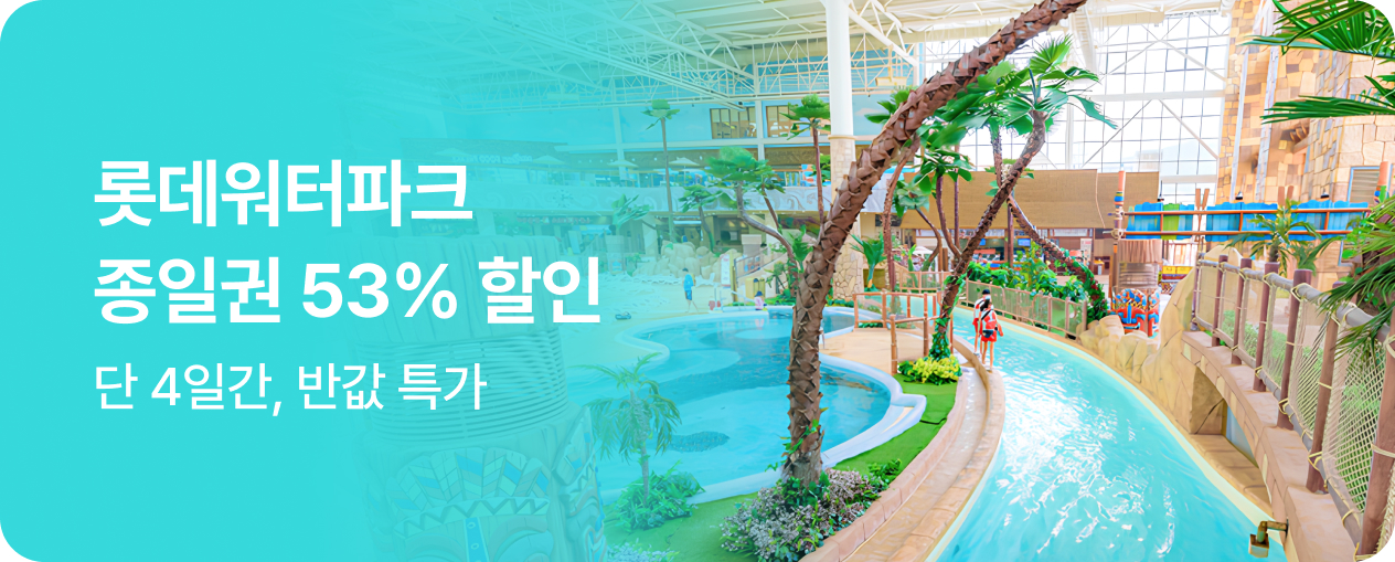 [놀거리] 롯데워터파크 종일권