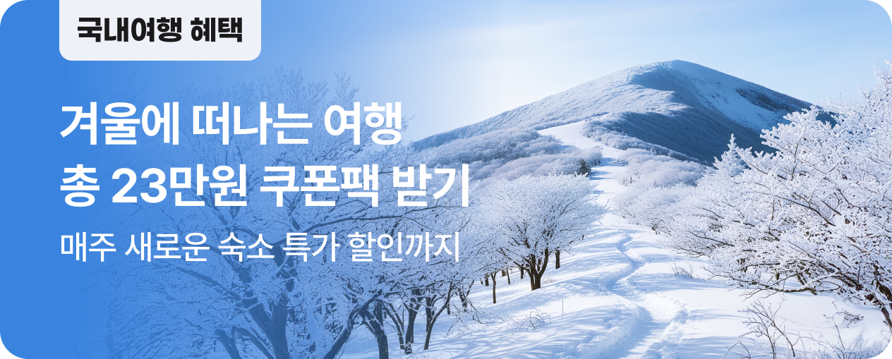 겨울을 담은 대한민국 여행