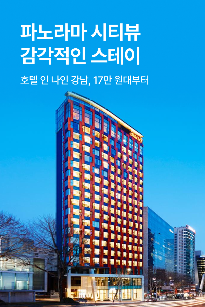 [호텔] 호텔 인 나인 강남