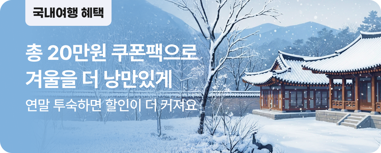 NOL 국내여행 겨울 혜택