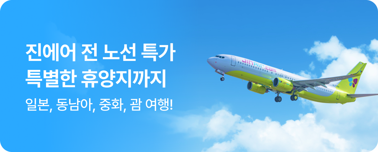 진에어 전 노선 특가
