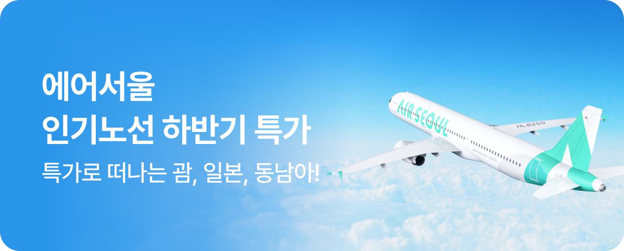 에어서울 인기노선 하반기 특가