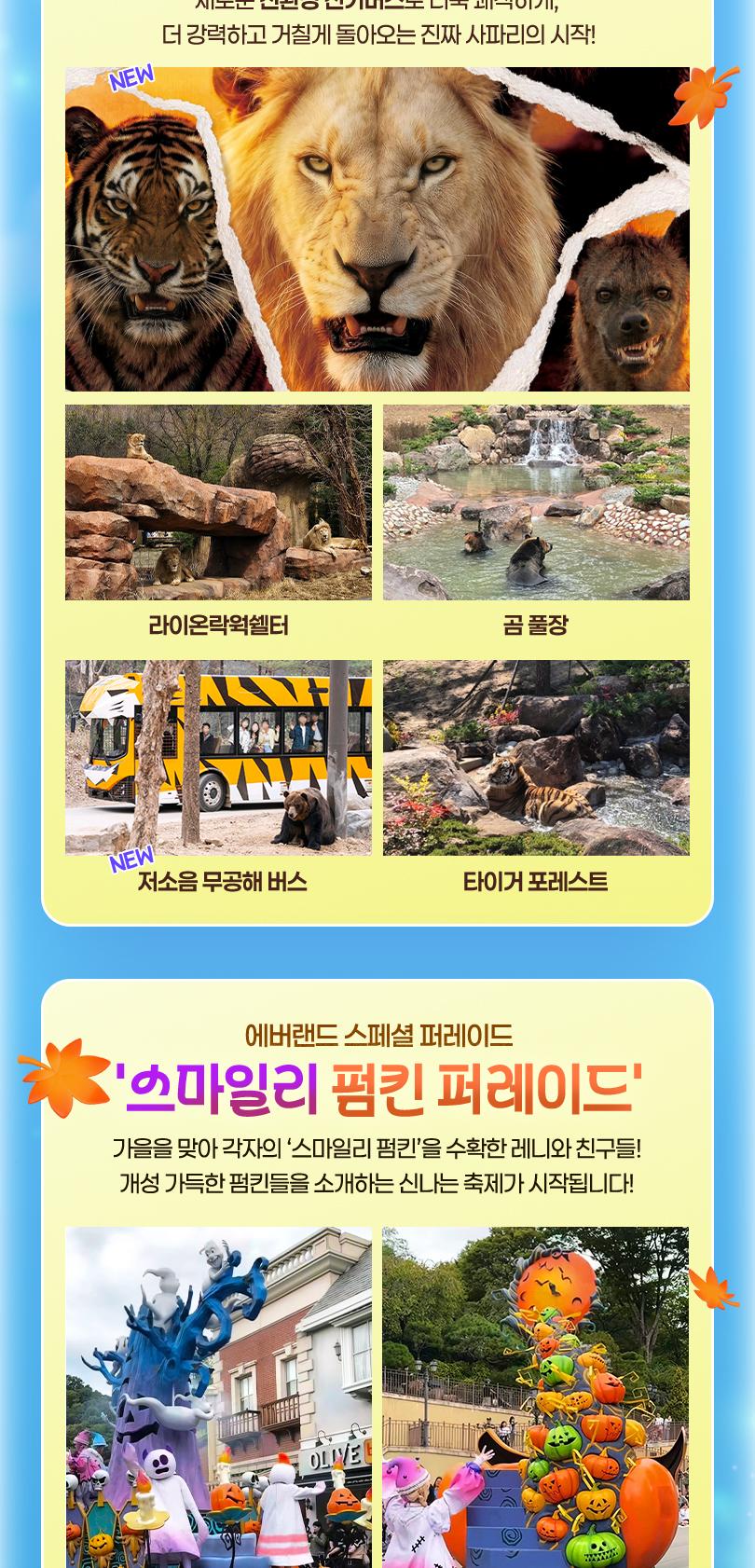 에버랜드 종일이용권+ Q-PASS 2종 패키지