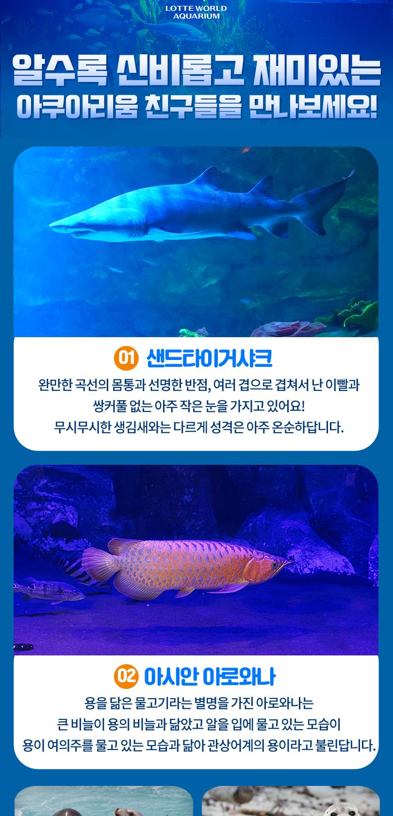 롯데월드 아쿠아리움&서울스카이 입장권