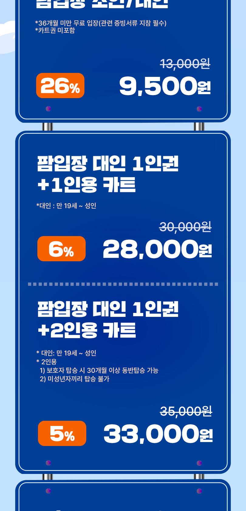 안성팜랜드 입장권 + 레이싱카트 패키지