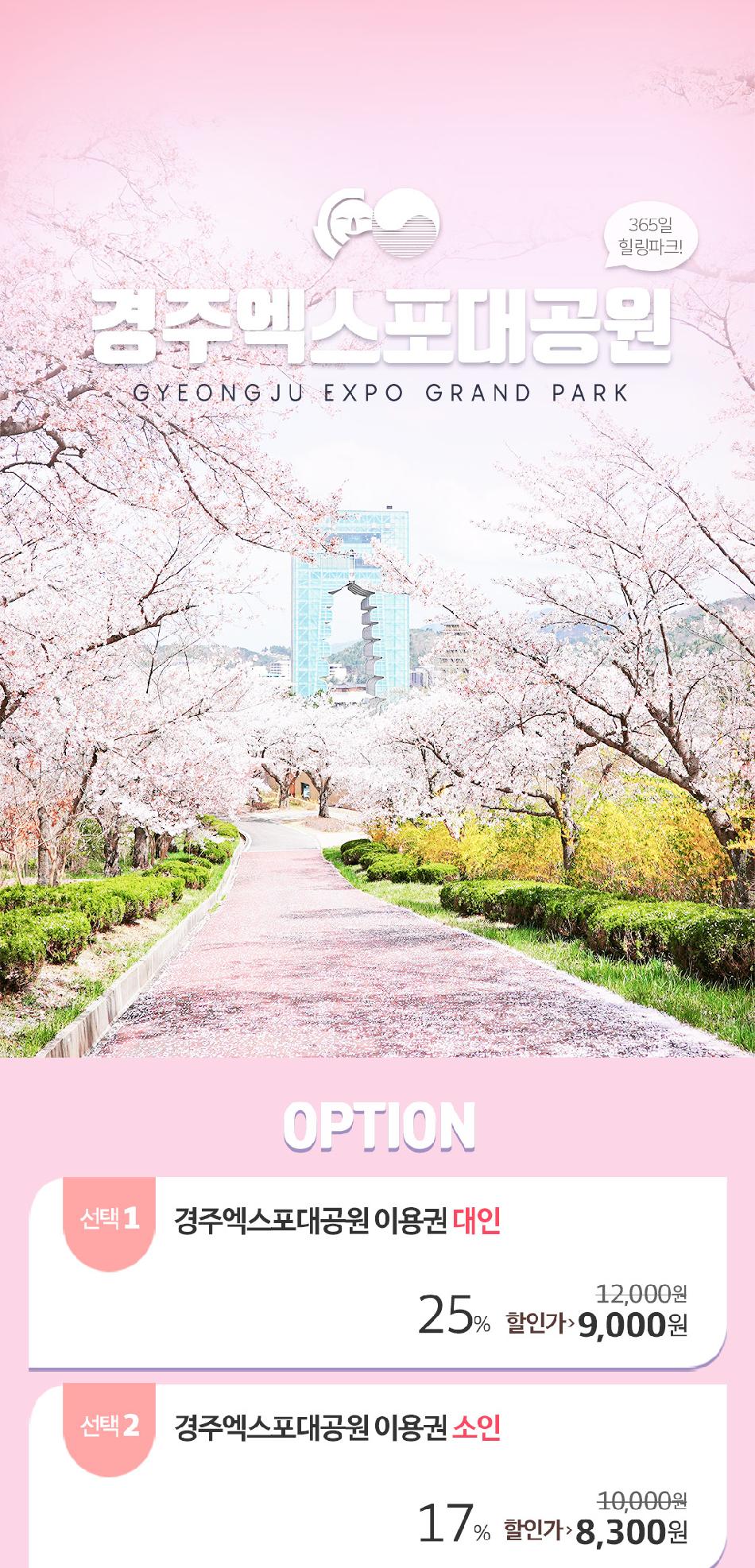 경주 엑스포대공원 입장권