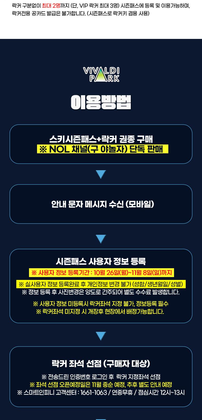 [NOL라이브] 26/27 비발디파크 스키 시즌패스+시즌락커 선착순 단독판매 OPEN