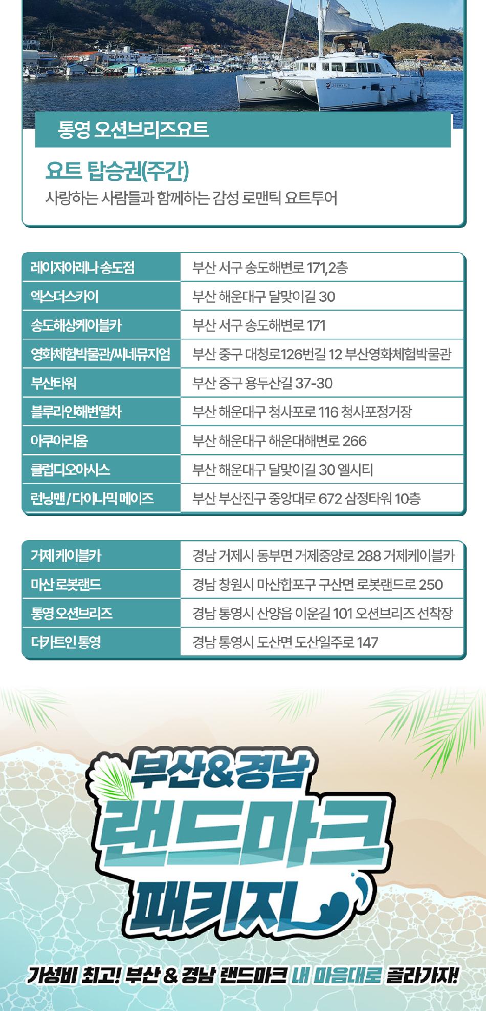 부산&경남 랜드마크 패키지 이용권