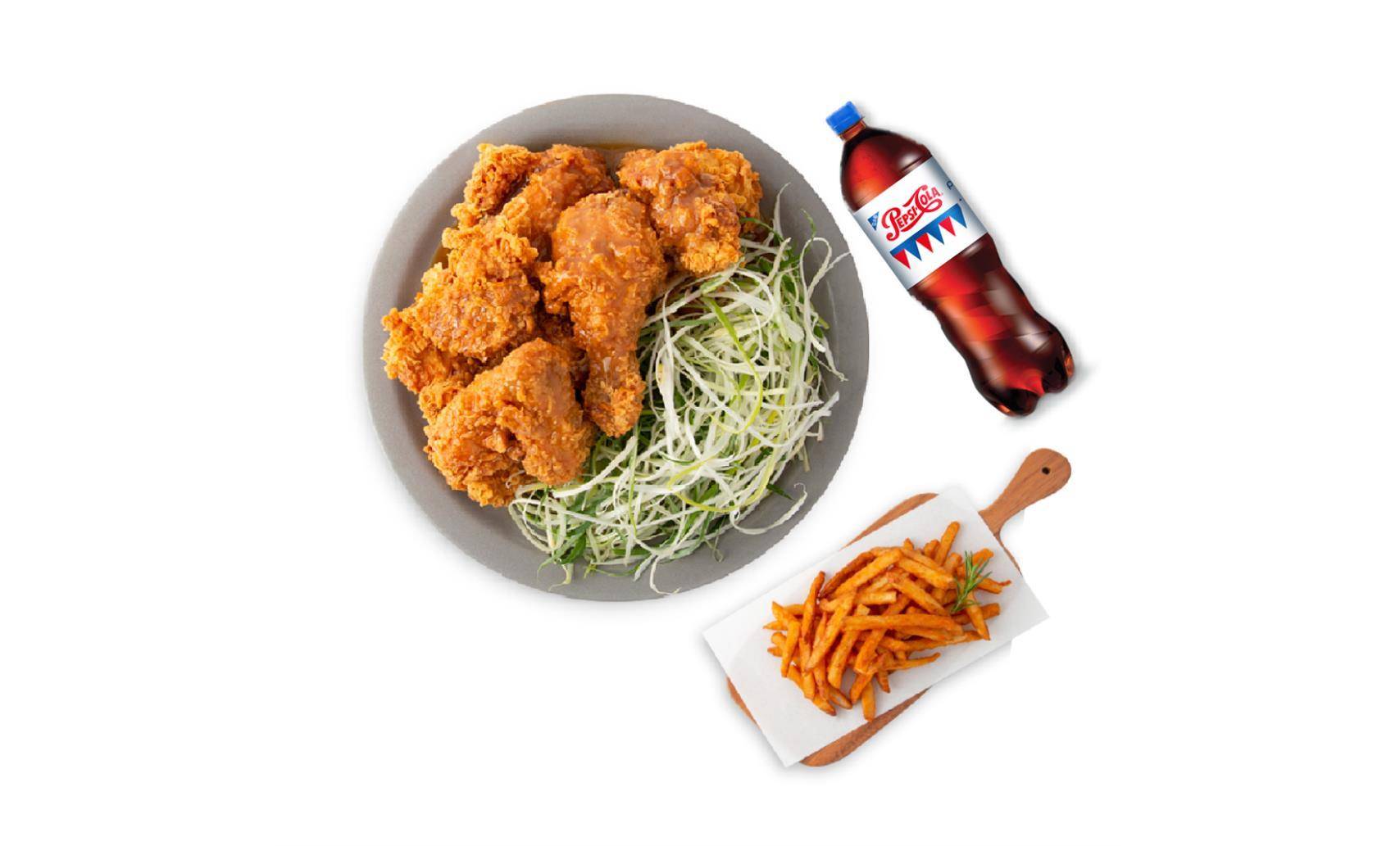 네네치킨] 오리엔탈파닭치킨+콜라(1.25L)+감자 최저가 액티비티 인기상품 | 야놀자